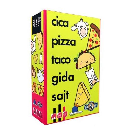 Cica, pizza, taco, gida, sajt társasjáték