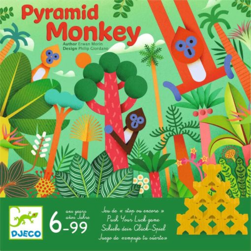 DJECO Pyramid Monkey - Ügyességi társasjáték